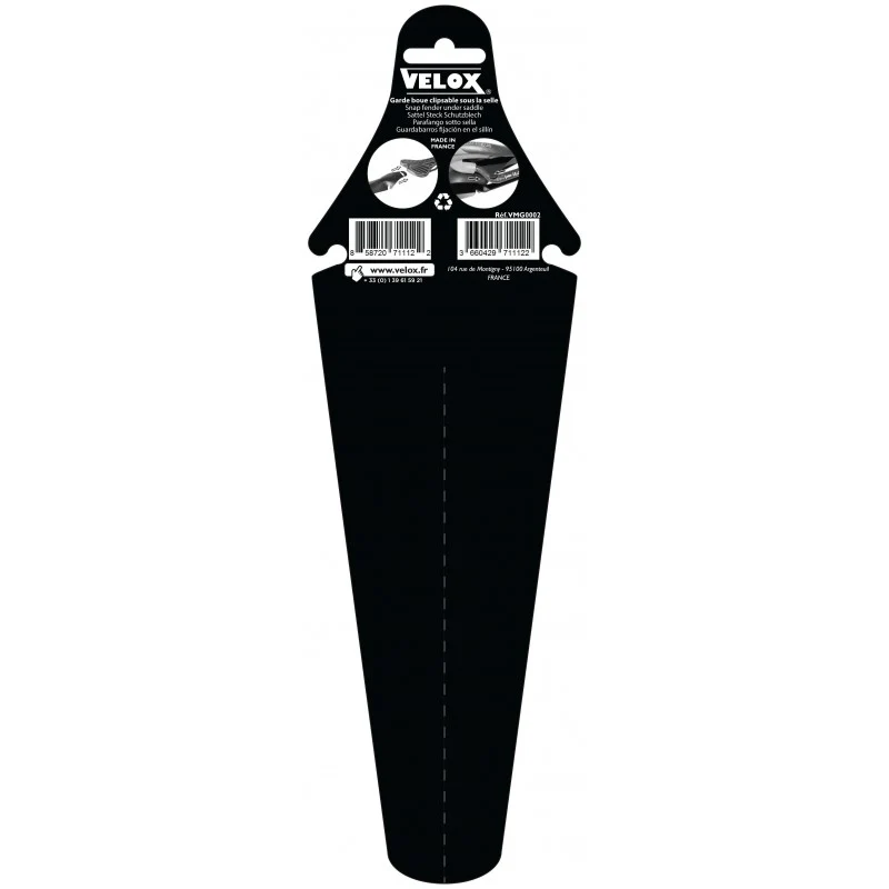 Velox compact removable mudguard