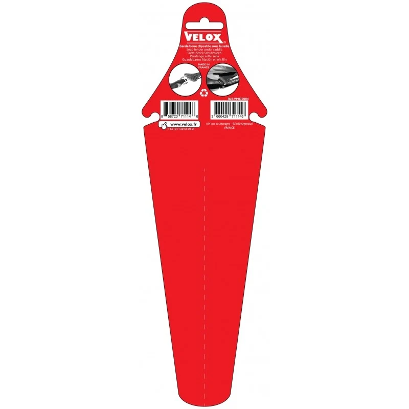 Velox compact removable mudguard