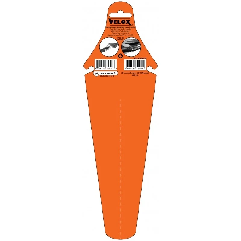 Velox compact removable mudguard