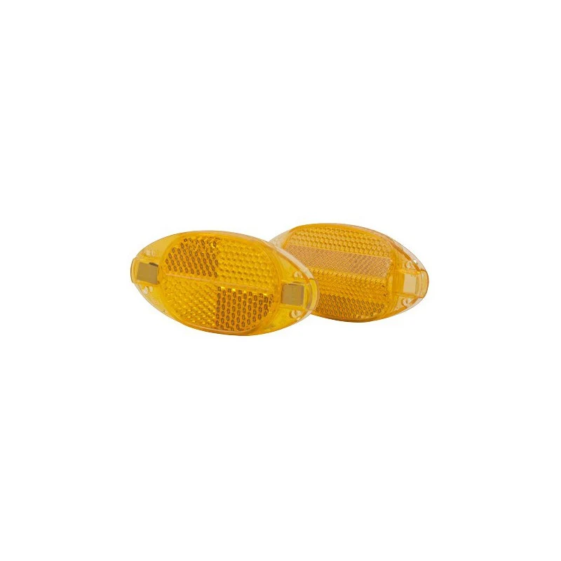 Pair of Spanninga bicycle reflectors