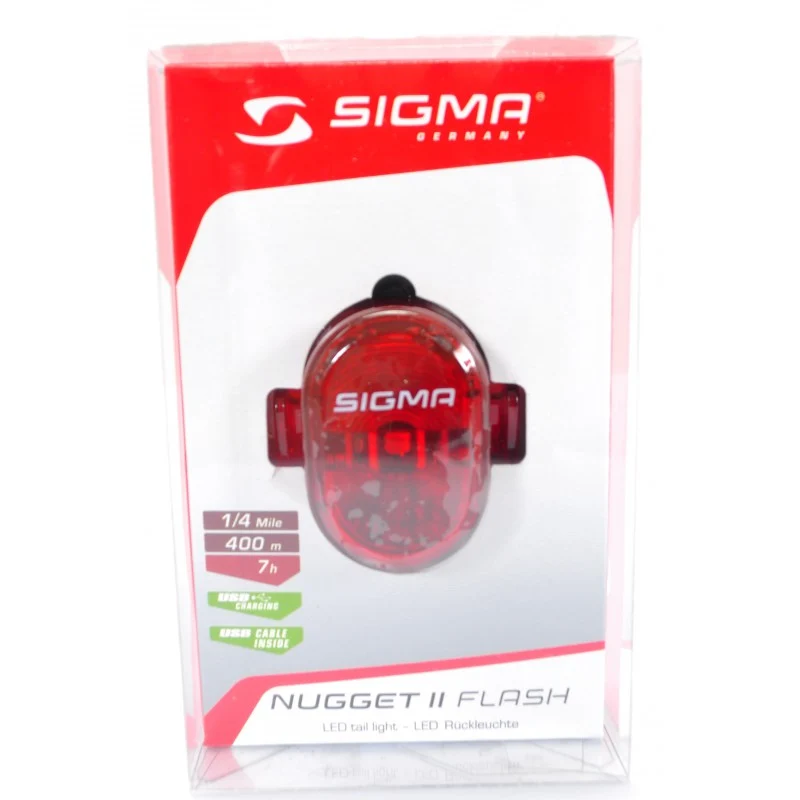 Sigma Nugget 2 Flash USB LED rear bicycle light