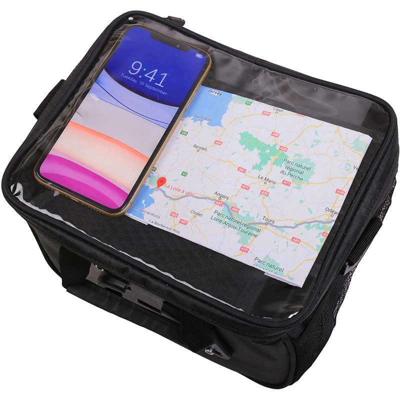 Zefal handlebar bag with removable map holder