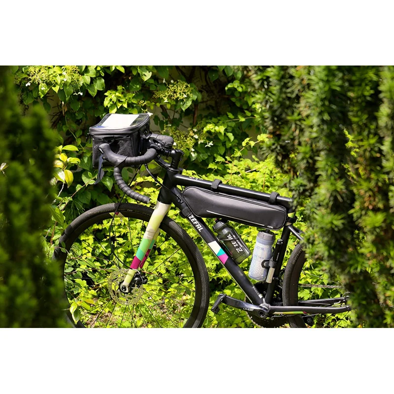 Zefal handlebar bag with removable map holder