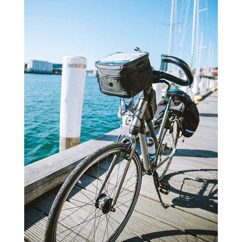 Zefal handlebar bag with removable map holder