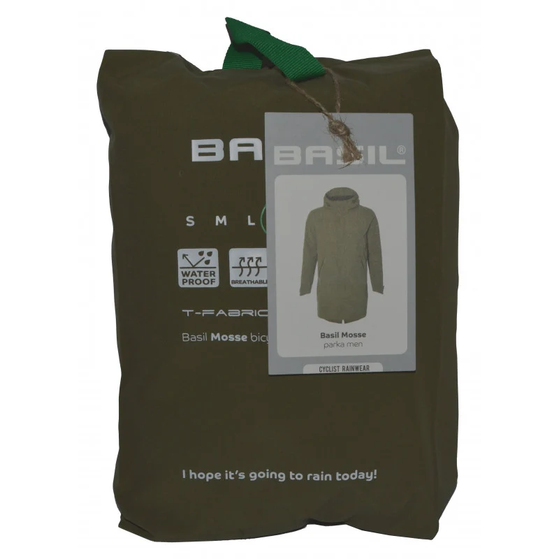 Basil Mosse men's rain parka