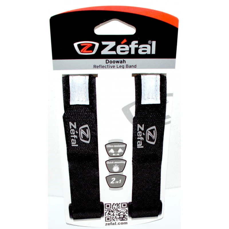 Pair of reflective Zéfal trouser clips