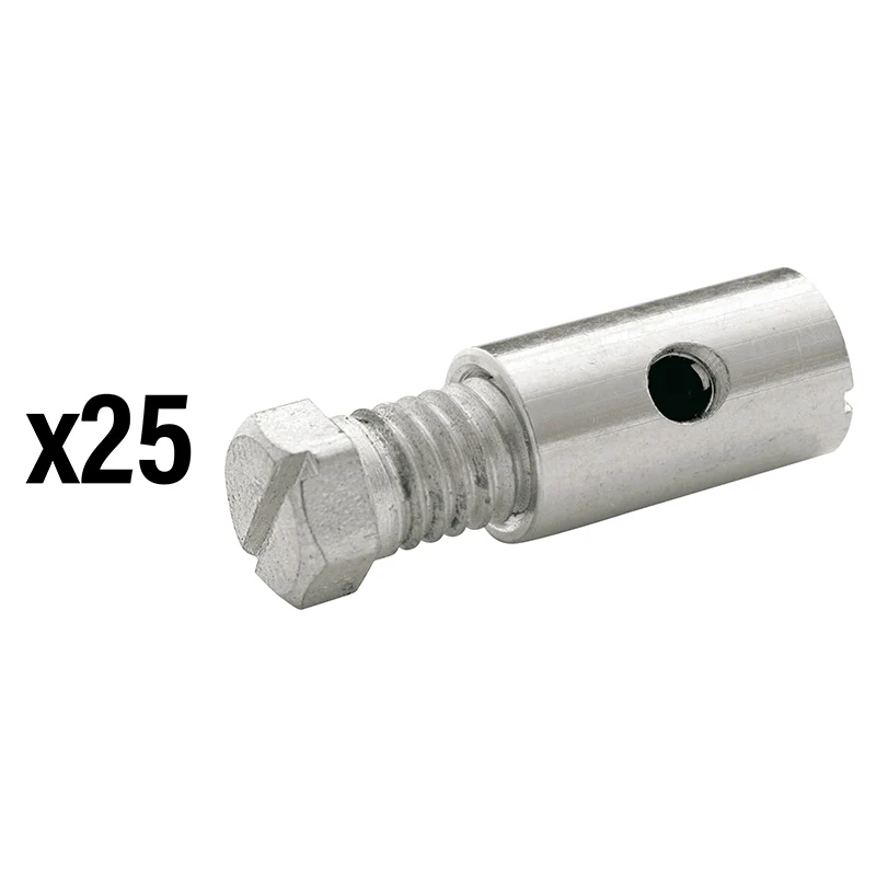 Serre Câble De Frein Diam 8 mm - L 15 mm Laiton (Vendu Par 25) -Elvedes-