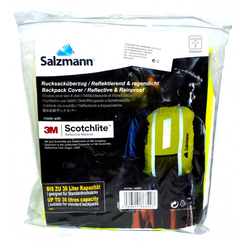 Salzmann reflective backpack cover
