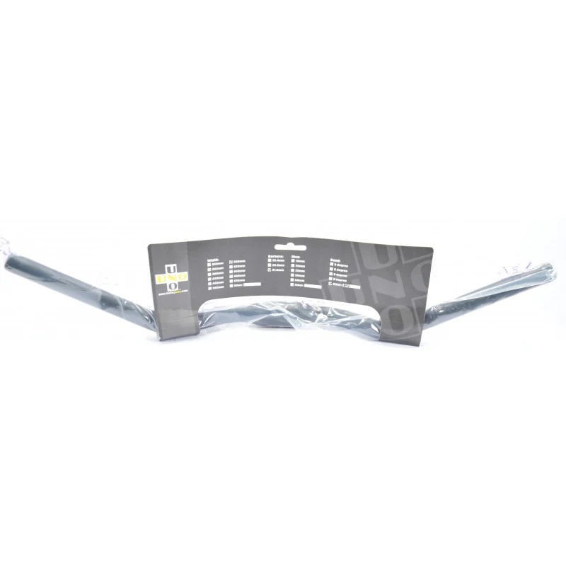 Black oversized raised Uno handlebar
