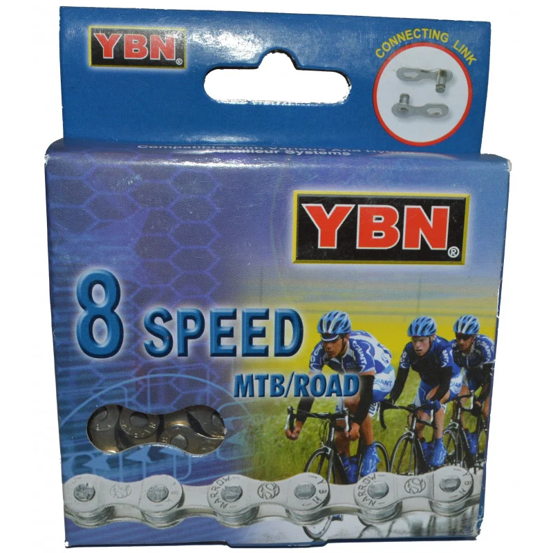 YBN 8-speed bicycle chain