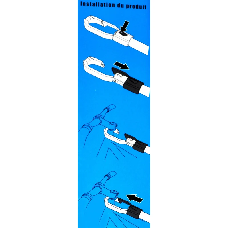 Adapter for bicycles without horizontal bar PNA