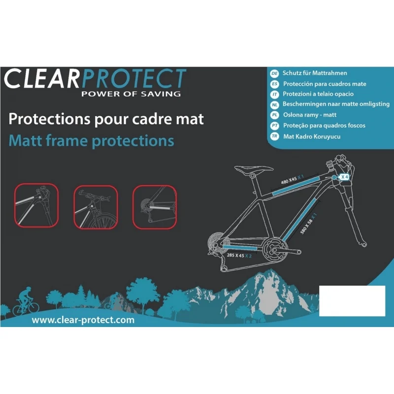 Clear Protect matte frame protector