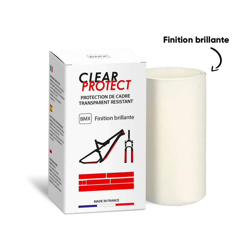 Clear Protect glossy BMX frame protector