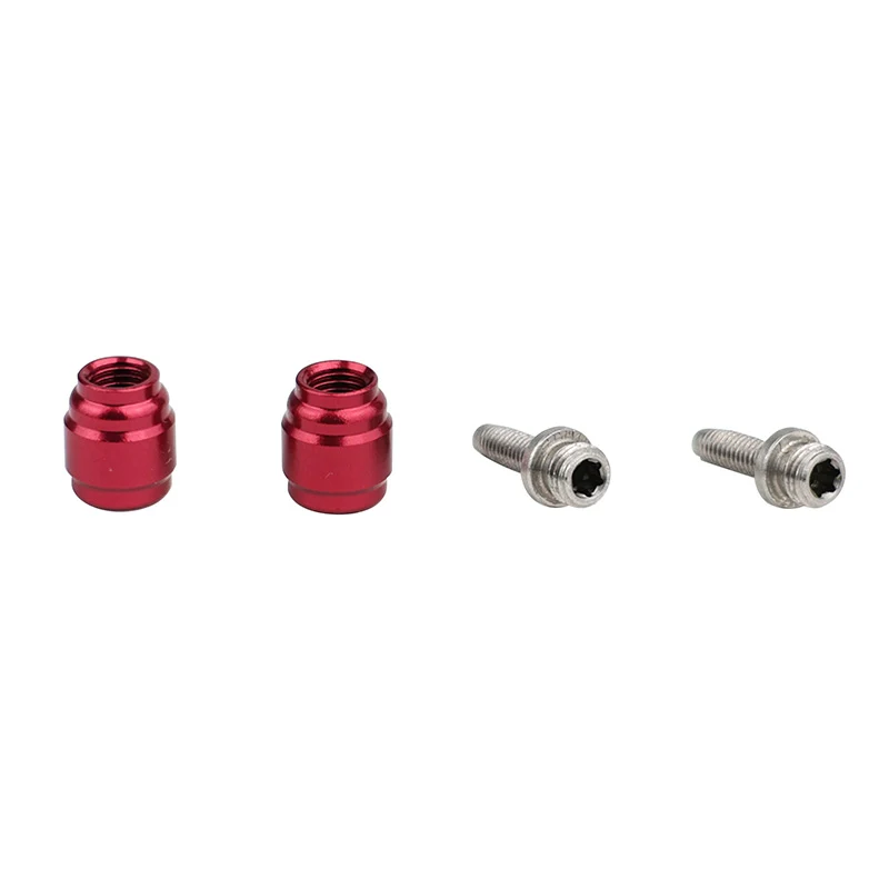 Raccord Durite Frein Elvedes Olive Et Insert - Pin Compatible Sram - Avid Rouge (Paire Olive Et Insert)