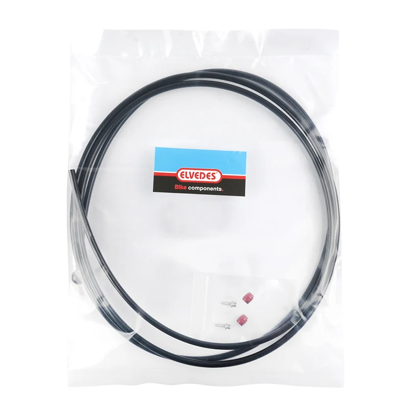 Kit Durite De Remplacement Elvedes Pour Frein Hydraulique Sram Noir 2000 mm (Inclus Banjo)