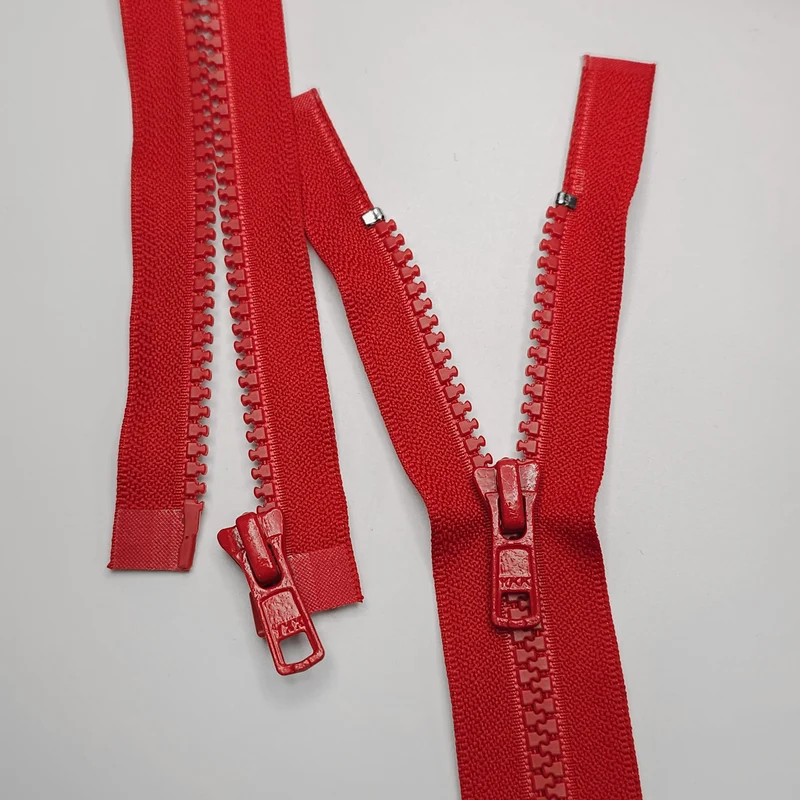 YKK Fermeture Éclair Séparable | Plastique | Rouge | #5 | 30'' - 76 cm
