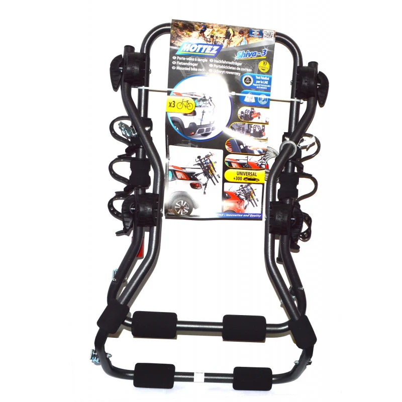 Mottez Shiva roof rack-mounted tailgate bike rack
