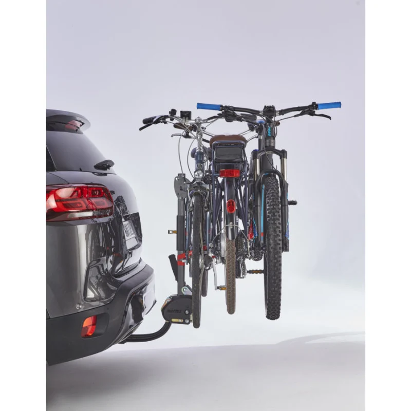 Mottez Hercule 3 hitch-mounted bike rack
