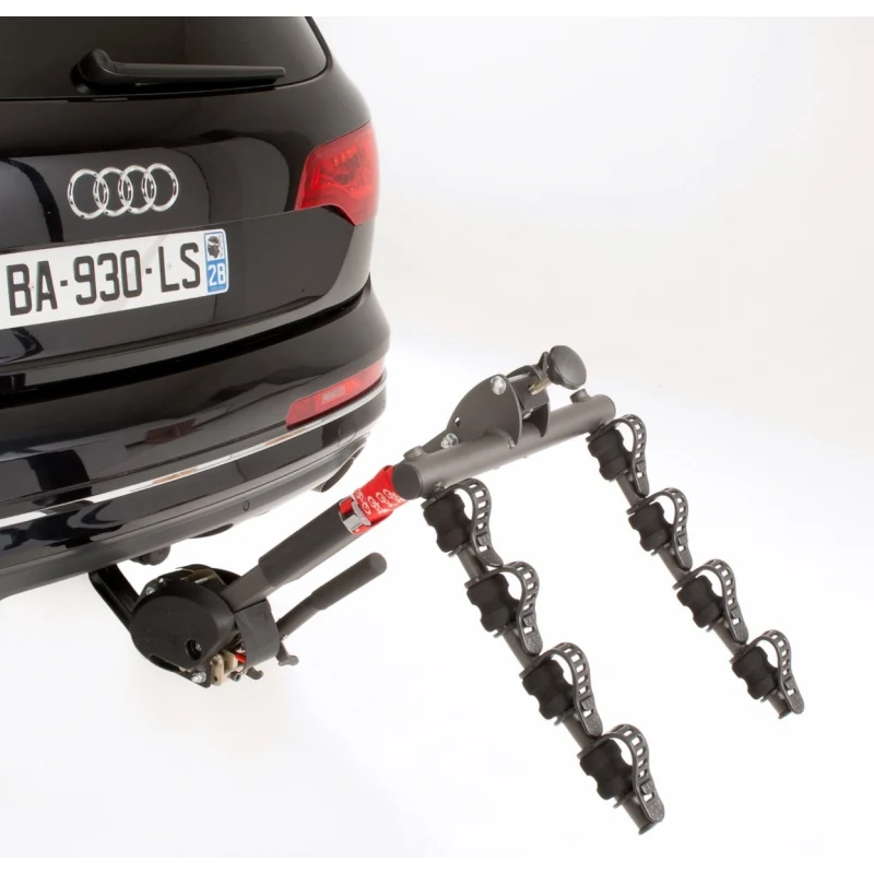 Mottez hitch bike rack for 4 bikes