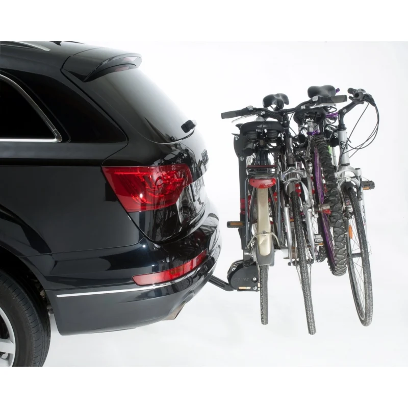 Mottez hitch bike rack for 4 bikes