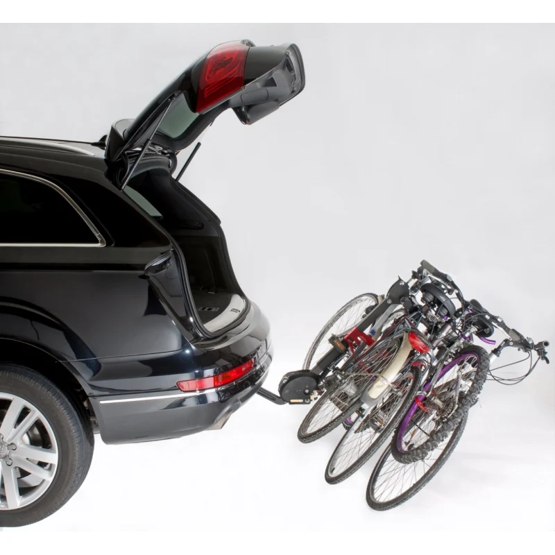 Mottez hitch bike rack for 4 bikes