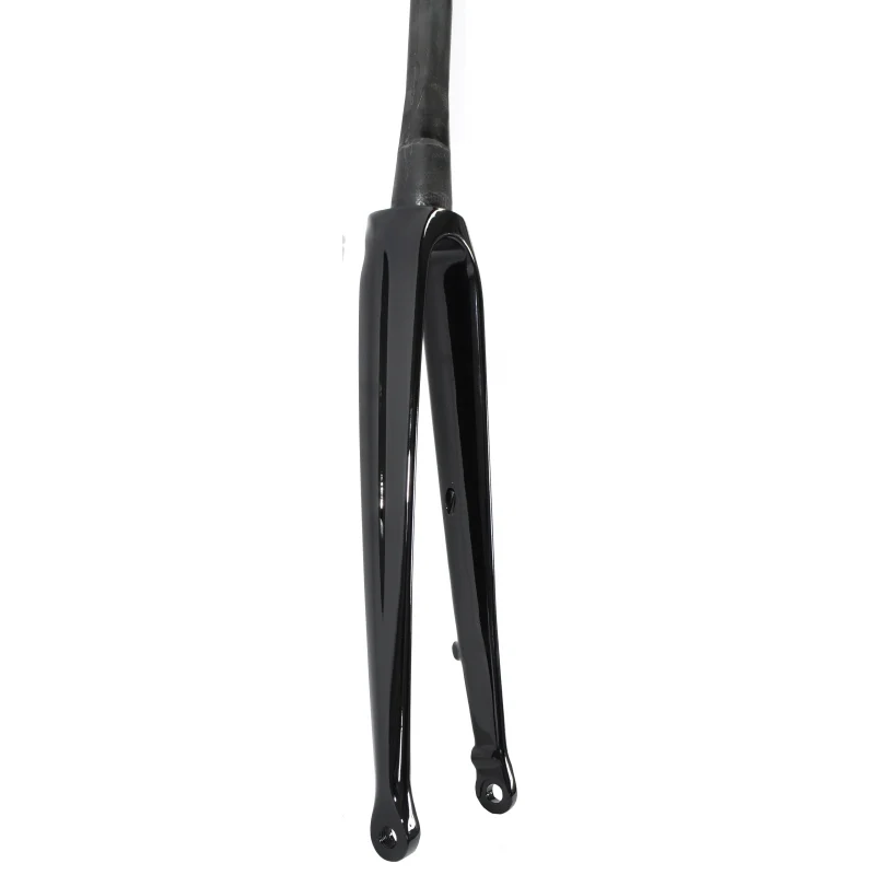 EXS carbon fork for road bike with disc and tapered steerer