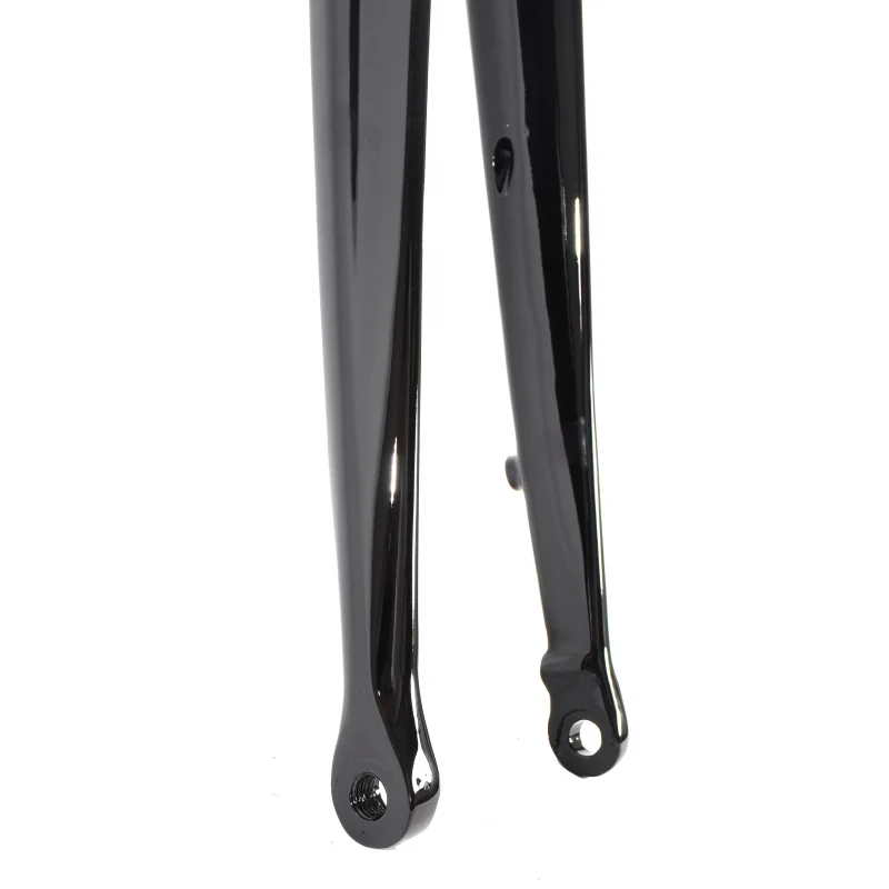EXS carbon fork for road bike with disc and tapered steerer