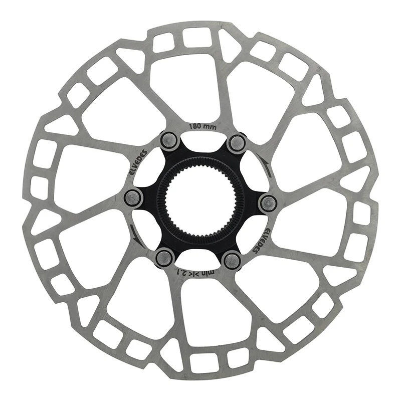 Disque De Frein VTT Centerlock Elvedes 180 mm Argent -Épaisseur 2.3 mm-