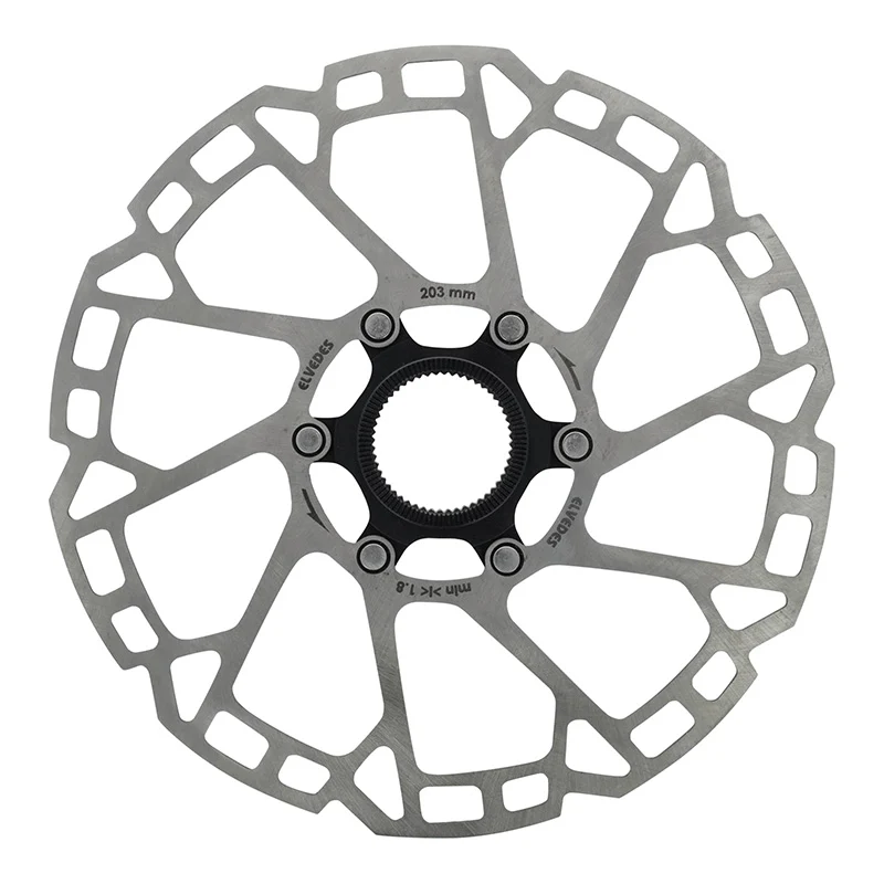 Disque De Frein VTT Centerlock Elvedes 203 mm Argent -Épaisseur 2 mm-