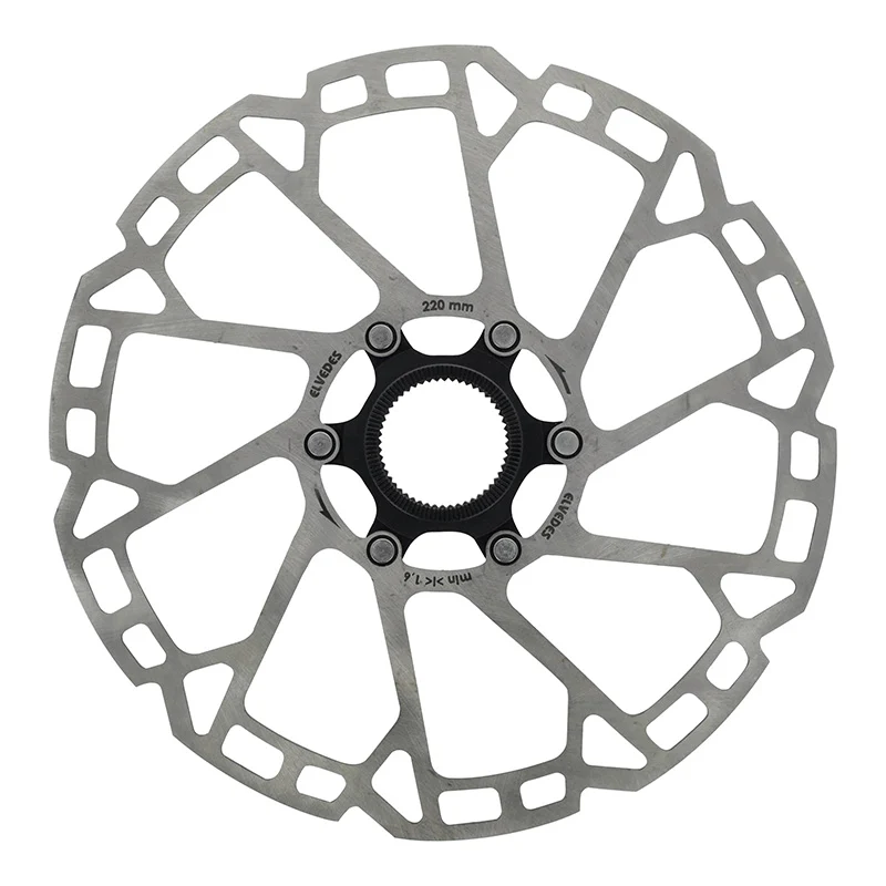 Disque De Frein VTT Centerlock Elvedes 220 mm Argent -Épaisseur 1.8 mm-