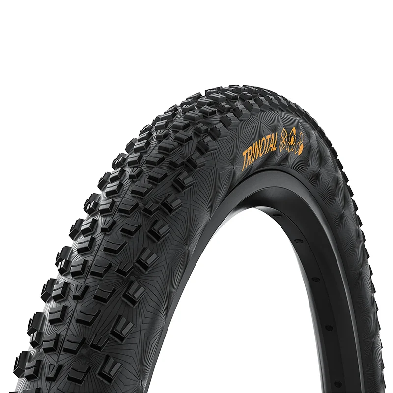 Pneu VTT 29 X 2.40 Continental Trinotal Trail Grip Noir Tubeless Ready Ts (60-622) Terrain Dur Et Mixte Compatible VAE (Equivalent Cross King)