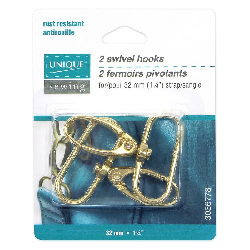 UNIQUE | Crochet pivotant | 32 mm (11⁄4″) | 2 pièces.