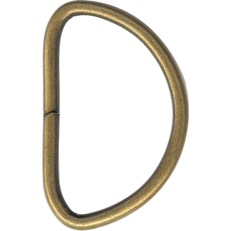UNIQUE | Boucles-D Métalliques | 38 mm (1 1/2″) | 2 pièces.