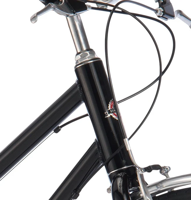 Stalhasten Hybrid Female Black Bike