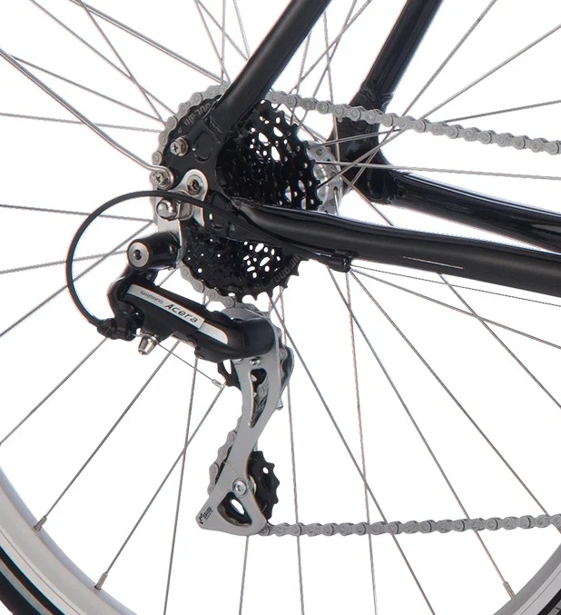 Stalhasten Hybrid Female Black Bike