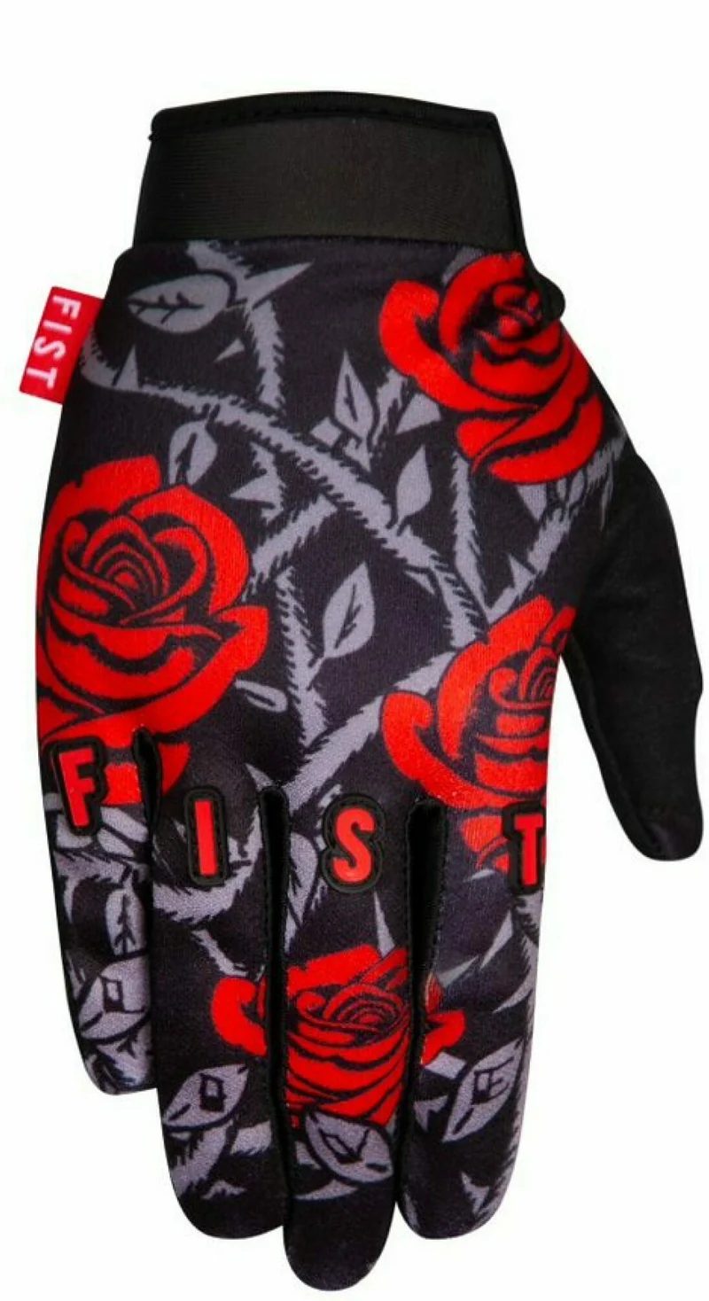 Fist Roses and Thorns cycling gloves