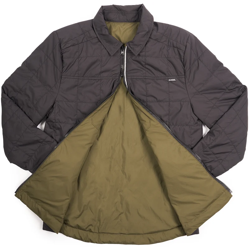 Reversible jacket Chrome Two Way Insulated Shacket