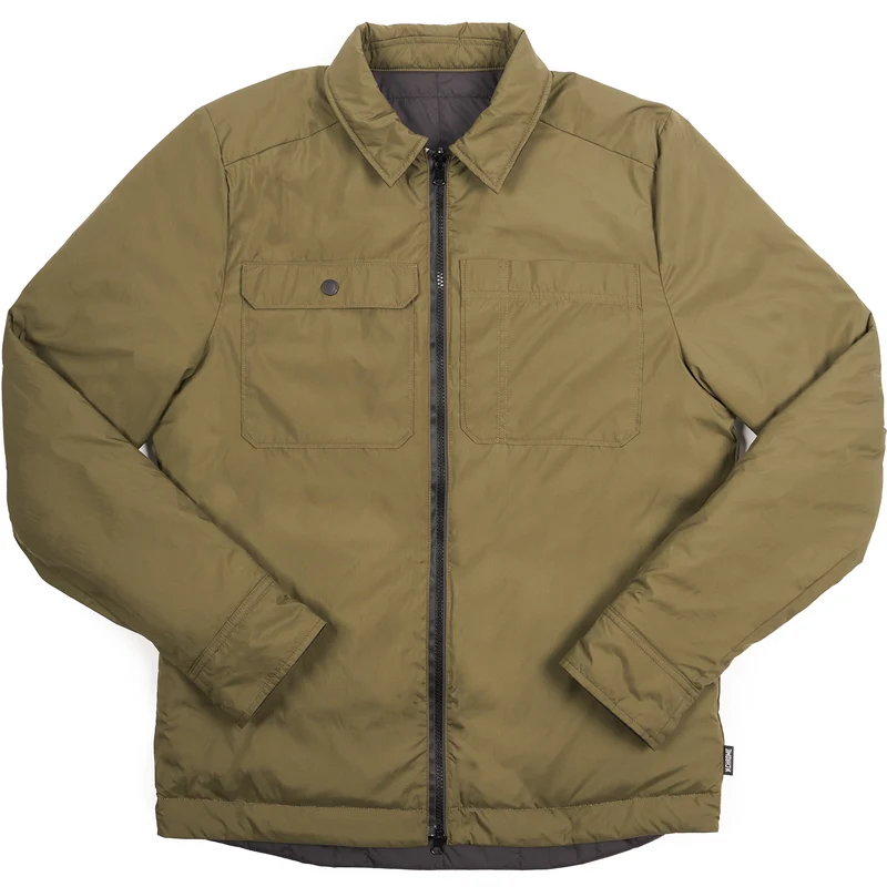 Reversible jacket Chrome Two Way Insulated Shacket