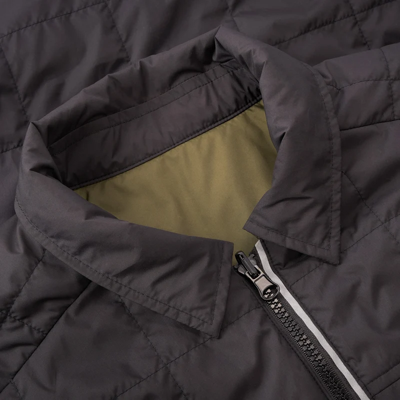 Reversible jacket Chrome Two Way Insulated Shacket