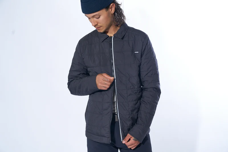 Reversible jacket Chrome Two Way Insulated Shacket