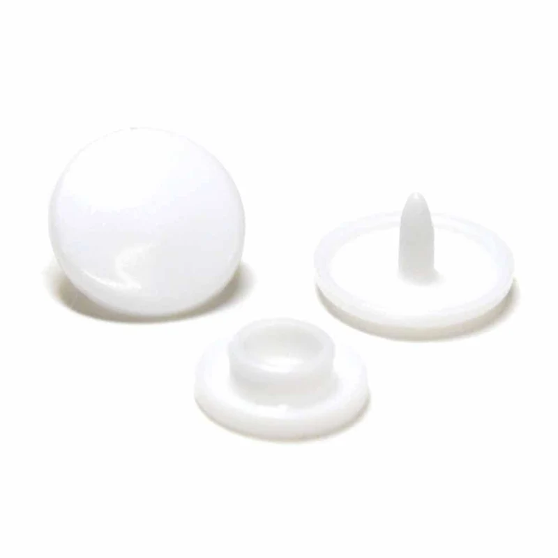 UNIQUE | Boutons-Pression en plastique | Taille 2 / 11 mm (3⁄8″) | 30 mcx