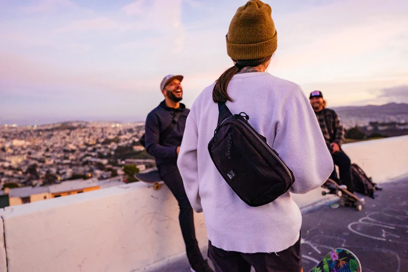 Chrome Ziptop Waistpack bag