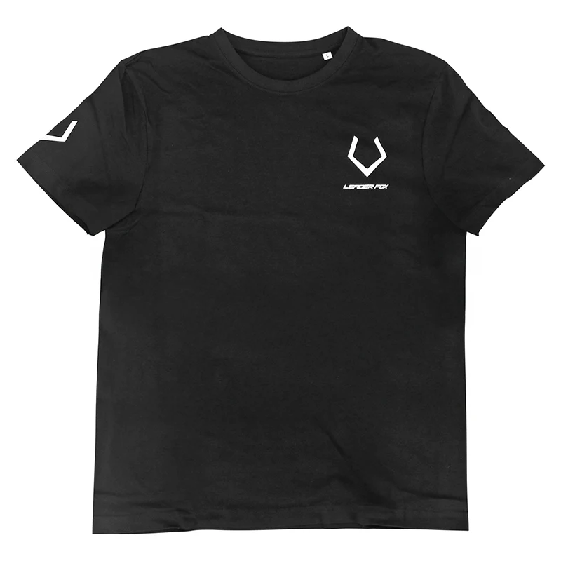 Tee-Shirt Leader Fox Taille XL Noir (Logo Blanc) -Acs-