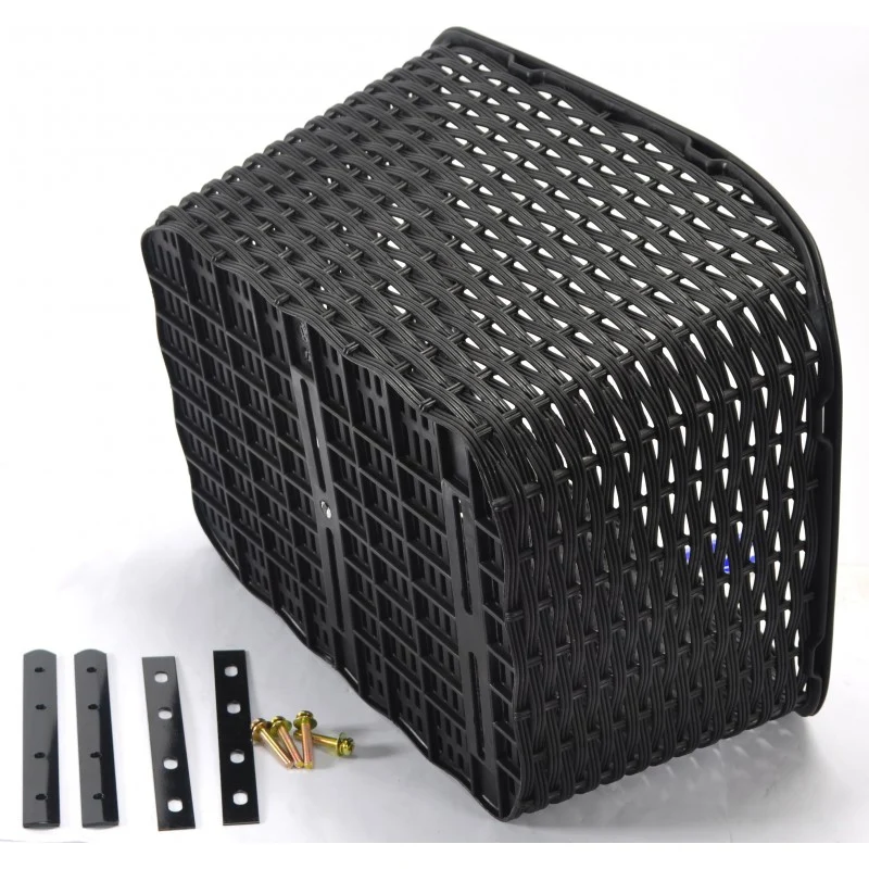 PNA imitation wicker fixed rear basket