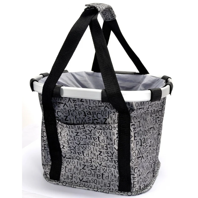Removable front textile basket PNA Grey/Black