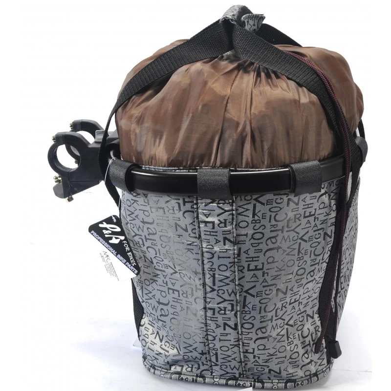 Removable front textile basket PNA Grey/Black