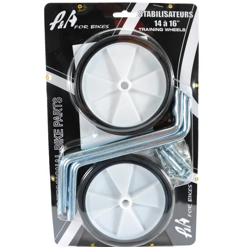 Pair of stabilizers for children's bikes 14 to 16