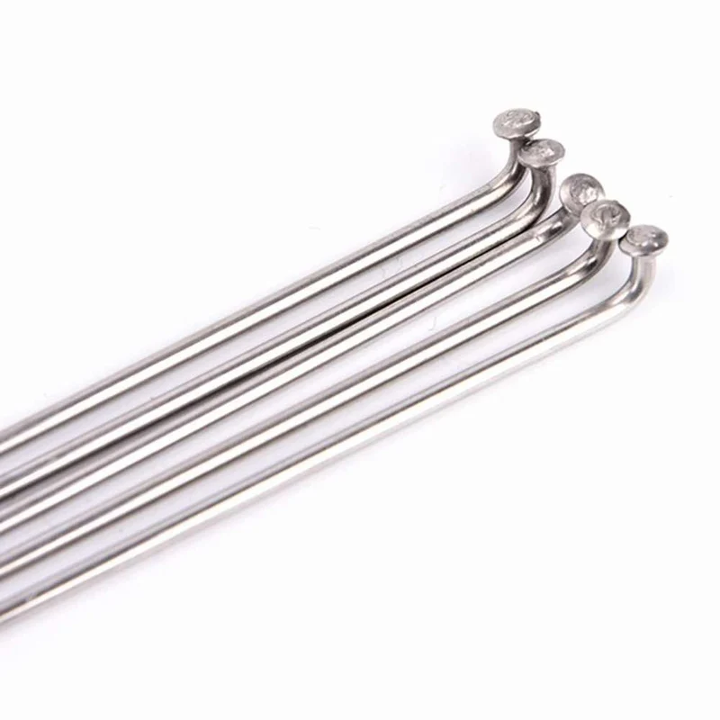 Pack of stainless steel spokes for bicycle wheels