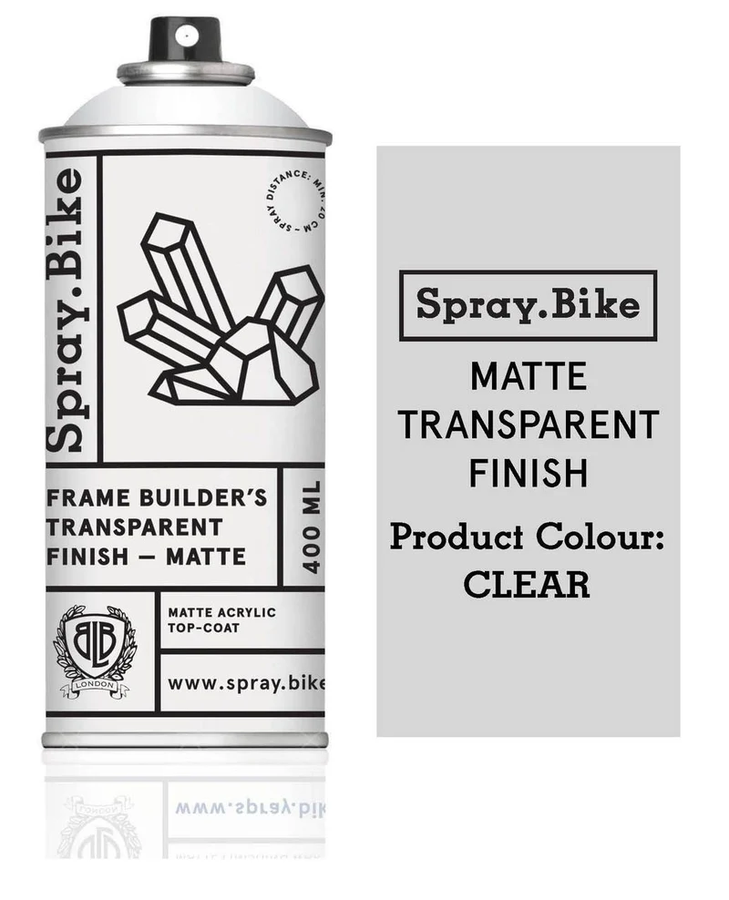 Transparent bicycle varnish Spray.Bike Mat