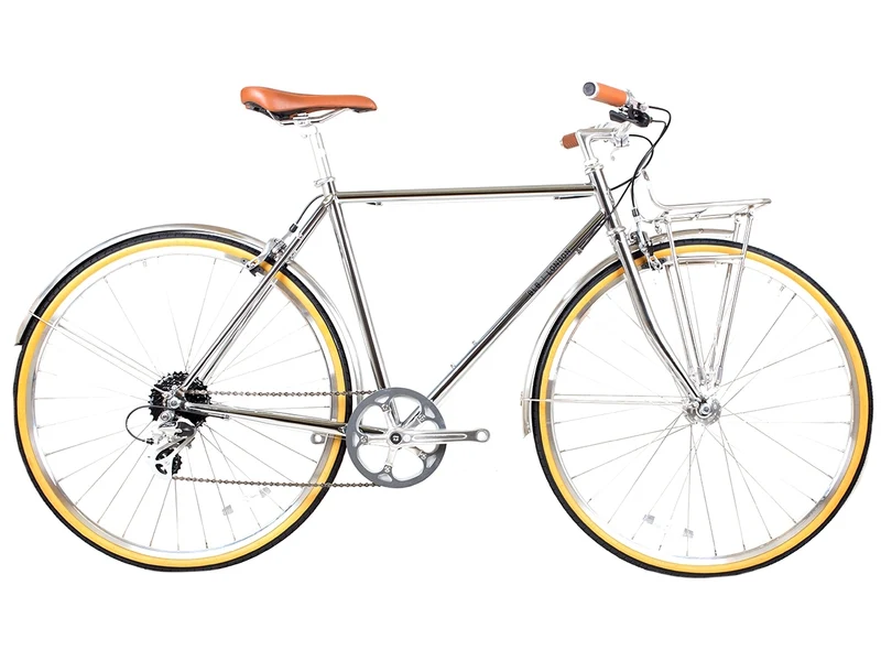 BLB Beetle 8SPD Chrome City Bike
